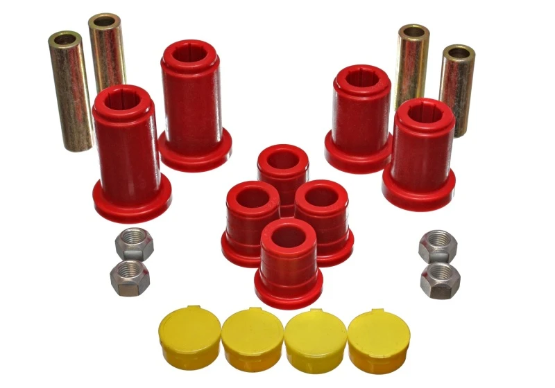 Energy Suspension 98-99 Tahoe/Yukon/Denali / 98-95 K5 Blazer 4WD Rote Front End C/A Buchsen-Set