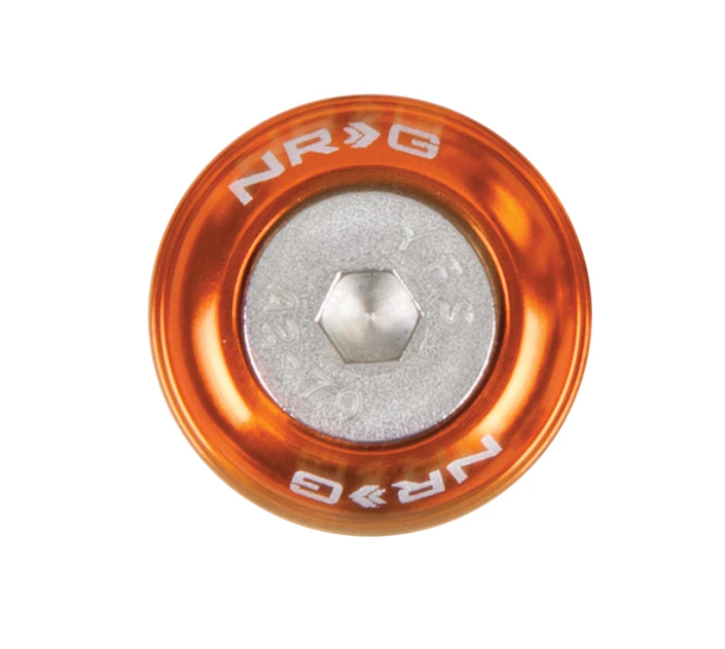 NRG Fender Washer Kit w/Rivets For Metal (Orange)