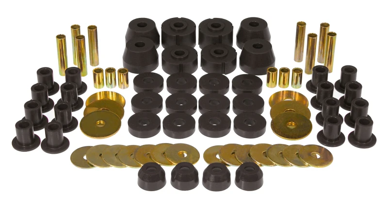 Prothane 72-93 Dodge Ramcharger 4wd Total Kit - Schwarz