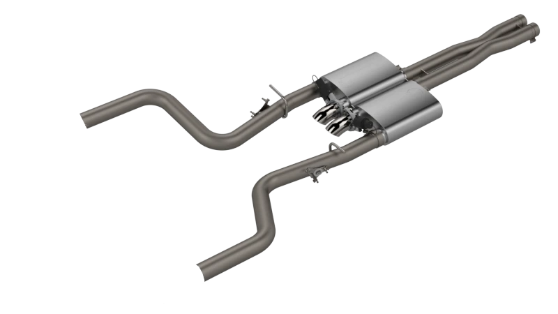 QTP 15-18 Dodge Challenger 5.7L 304SS Screamer Cat-Back Exhaust w/3in Tips
