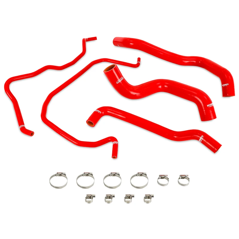 Mishimoto 2019+ Chevrolet Silverado 1500 Silikon-Schlauch-Kit - Rot