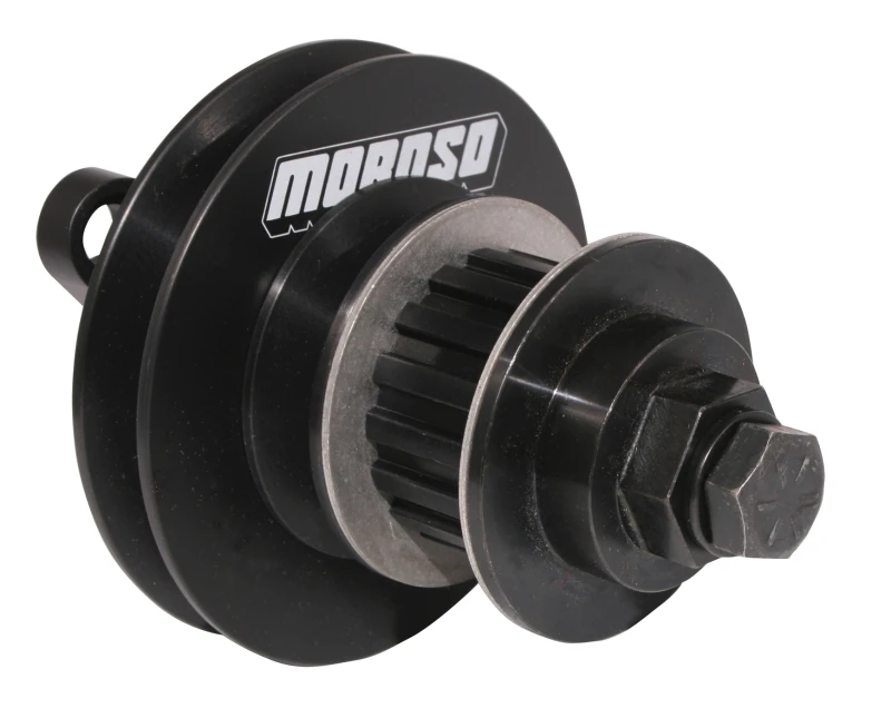 Moroso GM LS Dry Sump & Vacuum Pump Drive Kit - Flansch-Ausführung mit Riemenscheiben
