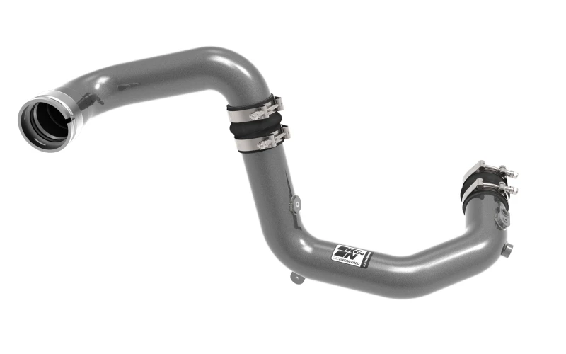 K&N 2023 Ford Bronco Raptor 3.0L V6 Aluminium-Ladungsrohr-Kit - Gunmetal Grau