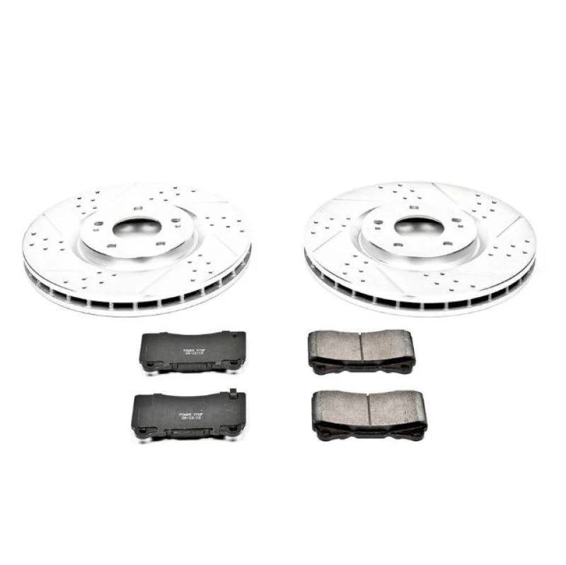 Power Stop Front Z23 Evolution Sport Brake Kit for 03-06 Mitsubishi Lancer