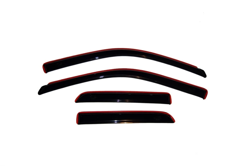 AVS 09-18 Dodge RAM 1500 Quad Cab Ventvisor In-Channel Front- und Heckfenster-Deflektoren 4-teilig - Rauch