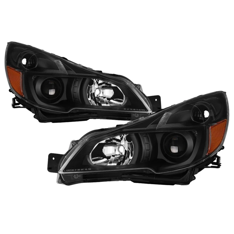 xTune OEM Style Headlights-Black (HD-JH-SLEG13-AM-BK) for 13-14 Subaru Legacy/Outback