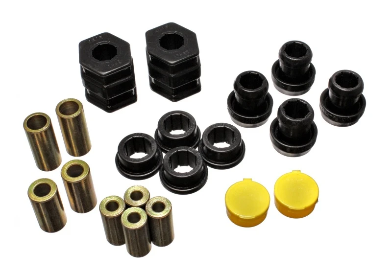 Energy Suspension 96-00 Honda Civic/CRX Schwarzes Vorderes Querlenkerbuchsen-Set