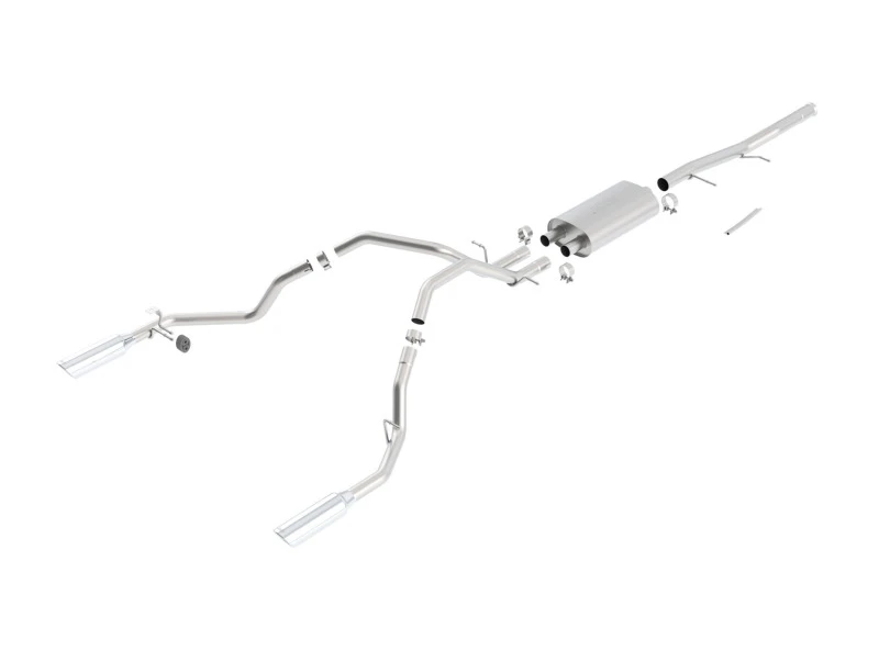 Borla 09-12 GMC Sierra 1500 / 09-12 Chevrolet Silverado 1500 SS Kat-Auspuffanlage