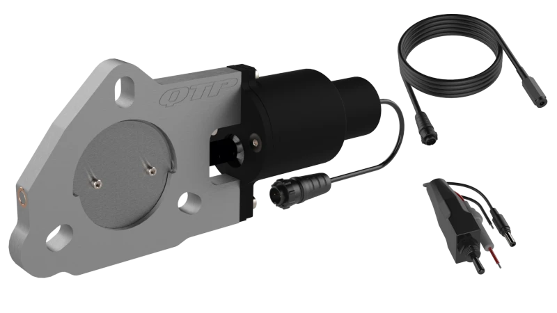 QTP 2.5in Bolt-On QTEC Electric Cutout Valve - Single