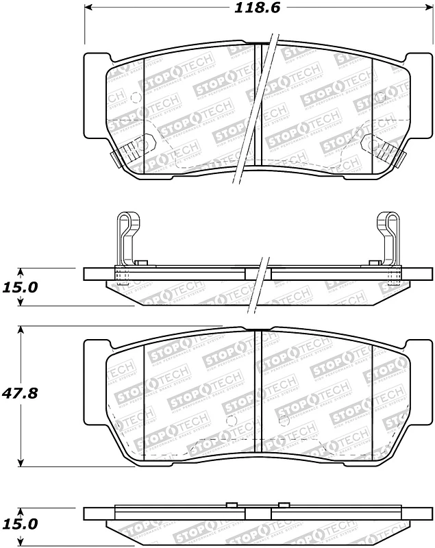 StopTech Street Brake Pads