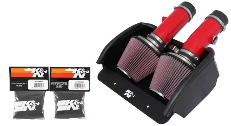 K&N 08 Dodge Viper 8.4L-V10 Rote Typhoon Short Ram Einlass