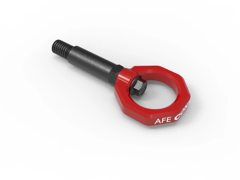 aFe Control Vordere Abschleppöse Rot BMW F-Chassis 2/3/4/M