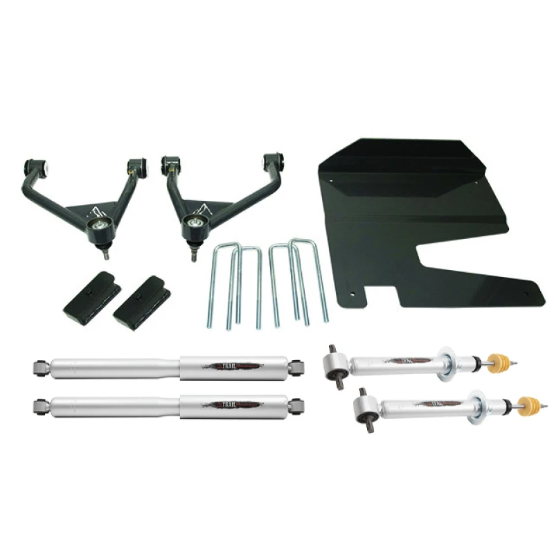 Belltech 19-20 Chevrolet Silverado / GMC Sierra 1500 4WD 4 Zoll Federbein Lift Kit mit Stoßdämpfern