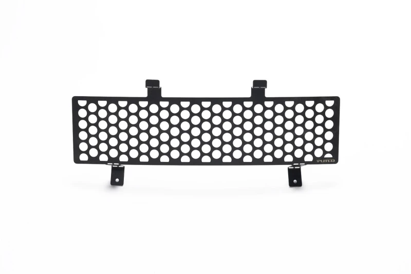 Putco 11-16 Ford SuperDuty - Edelstahl Schwarz Punch Design Bumper Grille Inserts