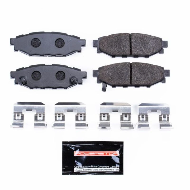 Power Stop Track Day Brake Pads for 13-16 Subaru BRZ Rear