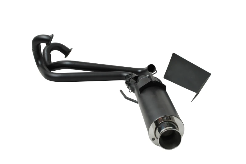 Gibson 08-12 Polaris Ranger RZR 800 Basis-Einzelauspuff - Schwarzes Keramik