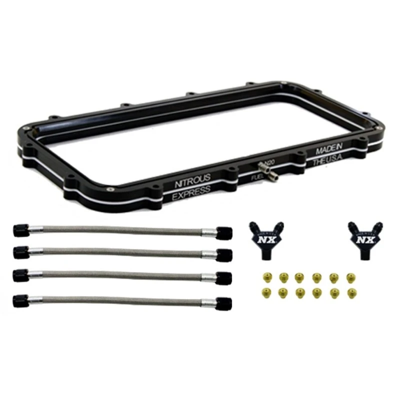 Nitrous Express Holley High Ram Plenum Nitrous-Plattenkonvertierung