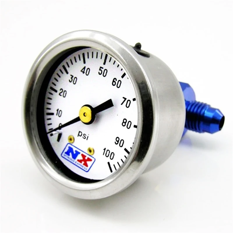 Nitrous Express Kraftstoffdruckanzeige (0-100 PSI mit Verteiler)