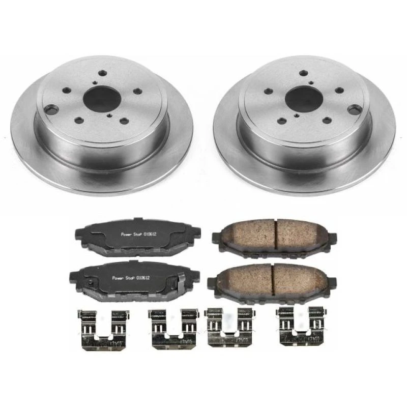 Power Stop Autospecialty Brake Kit for 15-19 Subaru WRX Rear