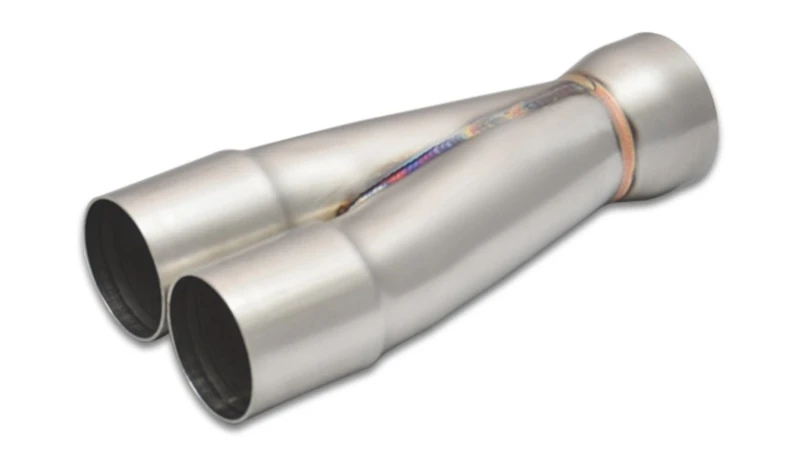 Vibrant 2-1 SS Merge-Kollektoren (1-7/8 Zoll Einlass-Slipover ID 2-1/4 Zoll Auslass-OD) - Individuell verkauft