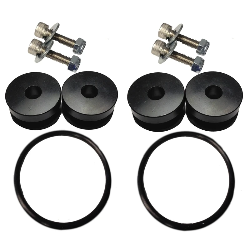 Torque Solution Billet Bumper Quick Release Kit (Black) Universal