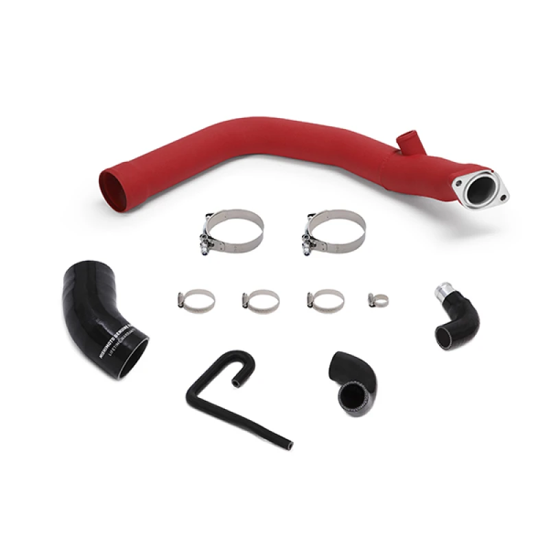 Mishimoto Charge Pipe Kit - Wrinkle Red for 2015 Subaru WRX