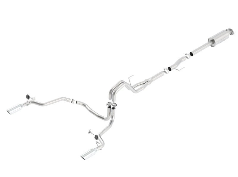 Borla 15-16 Ford F-150 3.5L EcoBoost Ext. Cab Std. Bed Catback-Auspuff ATAK Single Split Rear Exit