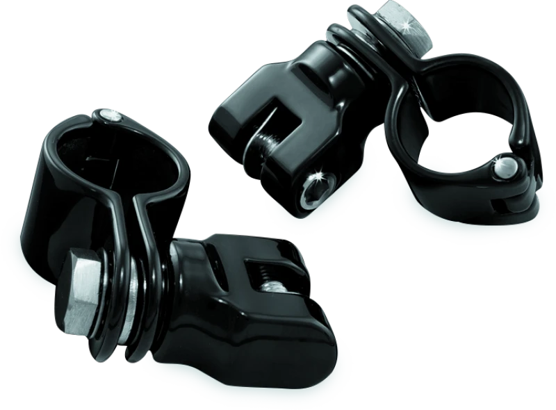 Kuryakyn 1-1/4 Zoll Magnum Quick Clamp mit Clevis in Schwarz