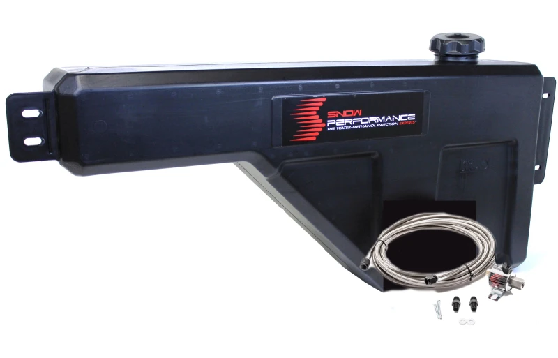 Snow Performance Wasser Tank Upgrade 10gal (mit geflochtenem SS-Leitung/ Halterungen/Solenoid/4AN-Fittings)