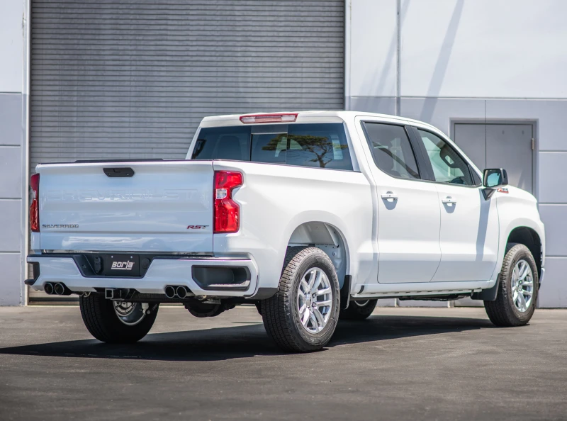Borla 2019 Chevrolet Silverado 1500 6.2 mit 147in WB 2.75in S-Type Catback Exhaust - Schwarz-Chrom-Tipps