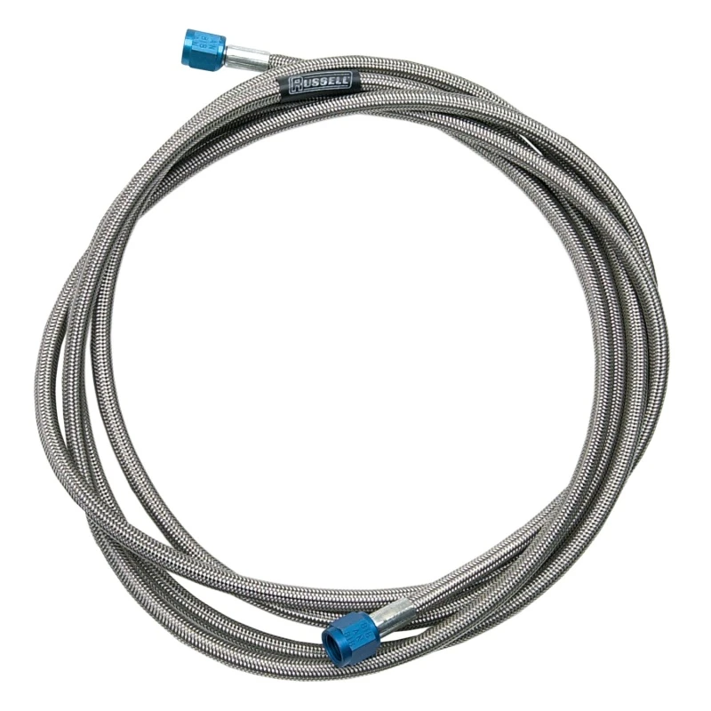 Russell Performance -4 AN auf -3 AN 8 Zoll vorgefertigte Nitrous- und Kraftstoffleitung