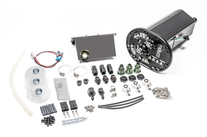 Radium Engineering Mazda RX7 FD Kraftstoffhänger-Überlaufbehälter Ti Automotive E5LM - Pumpen nicht enthalten