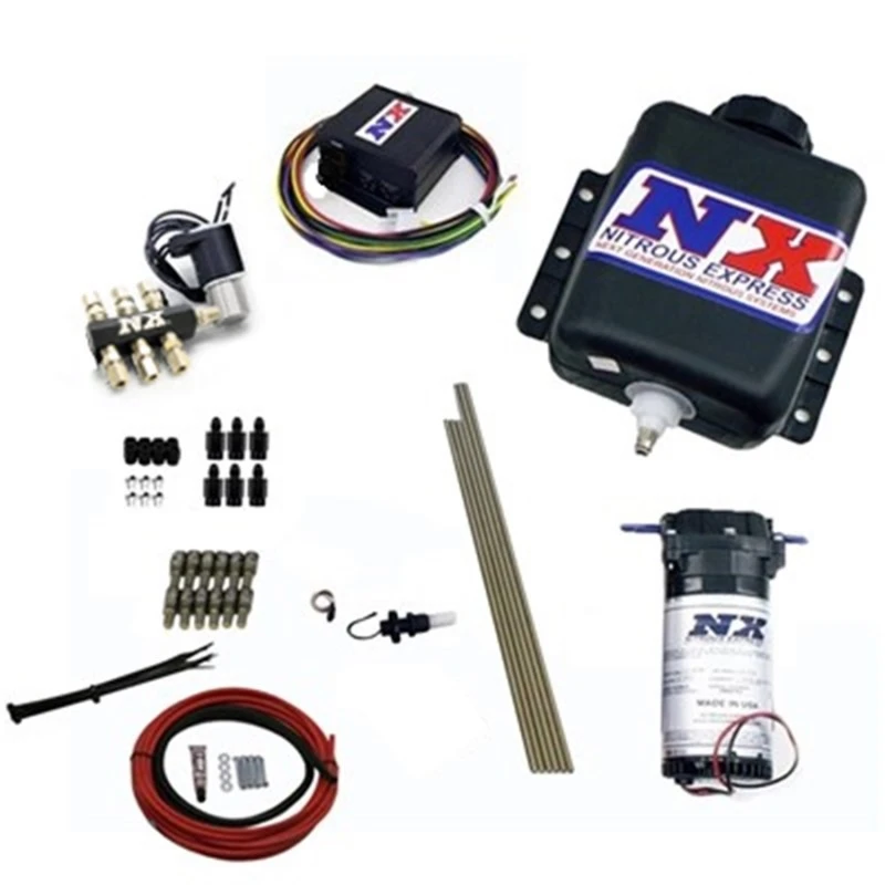 Nitrous Express Direct Port Wasserinjektion 6 Zyl Stage 2 mit Hardlines