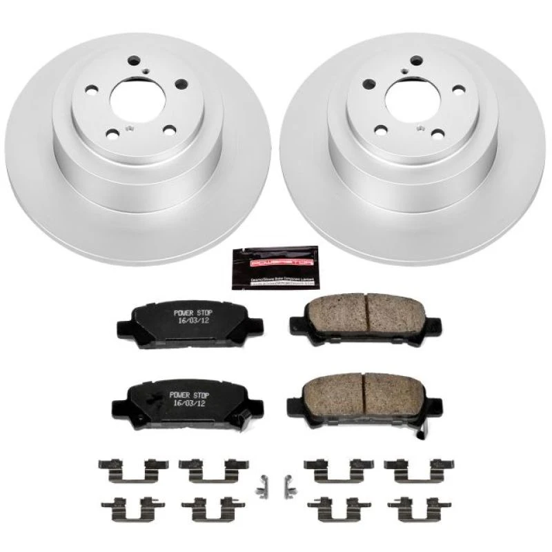 Power Stop Z17 Evolution Geomet Coated Brake Kit for 03-06 Subaru Baja Rear