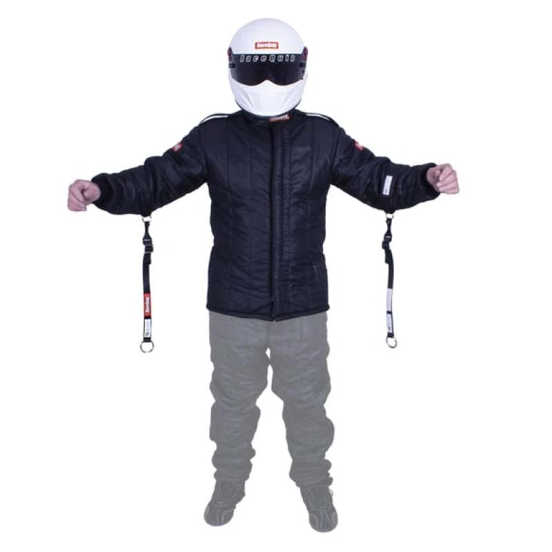 RaceQuip SFI-15 Jacke Schwarz Extra Groß
