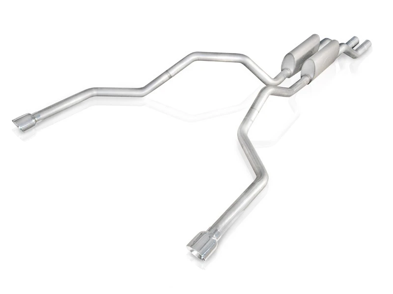 Stainless Works 2004-08 F150 5,4L Auspuff 2-1/2 Zoll Kammer-Schalldämpfer Unter Stoßstange Ausgang