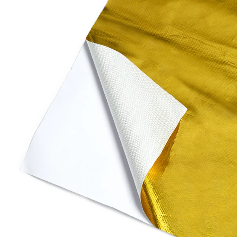 Mishimoto Gold Reflective Barrier mit Klebebeschichtung 24 Zoll x 24 Zoll