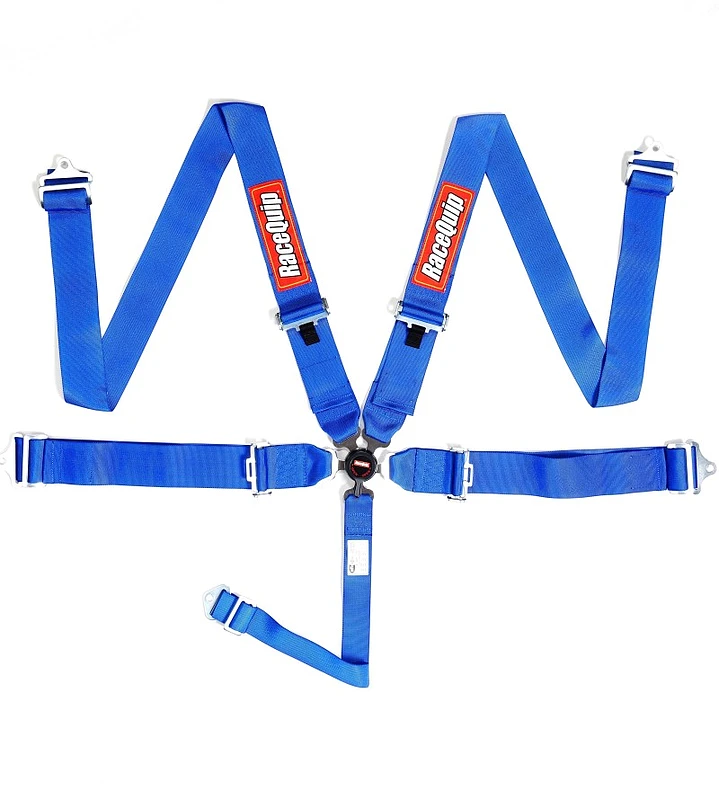 RaceQuip Blauer SFI CAMLOCK 5-Punkt-PD-Sitzgurtel