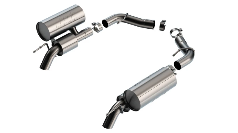 Borla 22-23 Jeep Grand Wagoneer 6.4L V8 2.75in S-TYPE SR Turndown Tip Axleback Auspuff