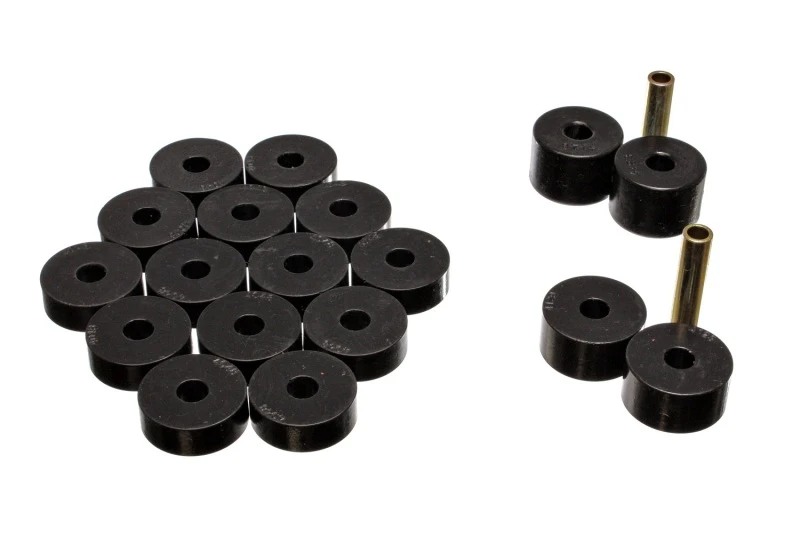 Energy Suspension 74-75 Jeep CJ5/CJ7/CJ8 Scrambler Schwarzes Body (Cab) Mount-Set