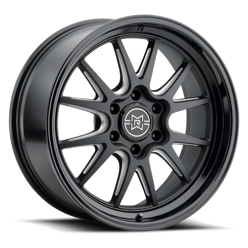 Method Raised MR802 20x12 / 6x135 BP / -40mm Offset / 87mm Bore - Double Black Milled Wheel
