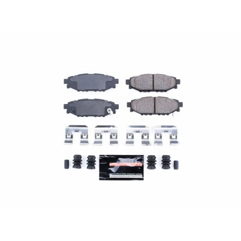 Power Stop Z23 Evolution Sport Brake Pads w/Hardware for 13-16 Subaru BRZ Rear