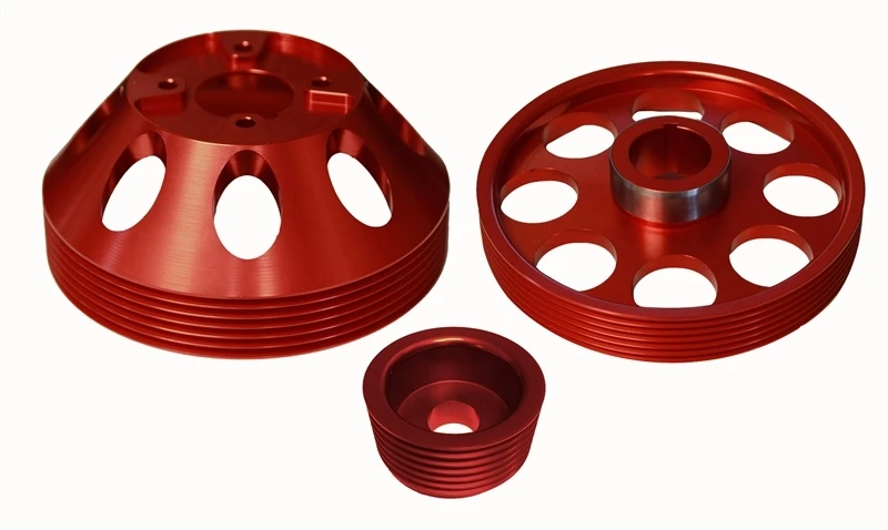 Torque Solution Leichtlauf Riemenscheiben-Set für Hyundai Genesis Coupe 3.8 2010+