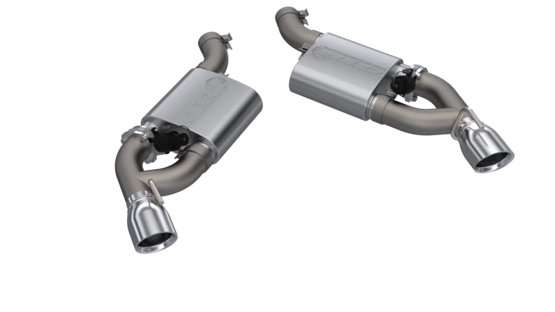 QTP 16-18 Chevrolet Camaro SS 6.2L 304SS Screamer Axle Back Exhaust w/4.5in Dual Tips