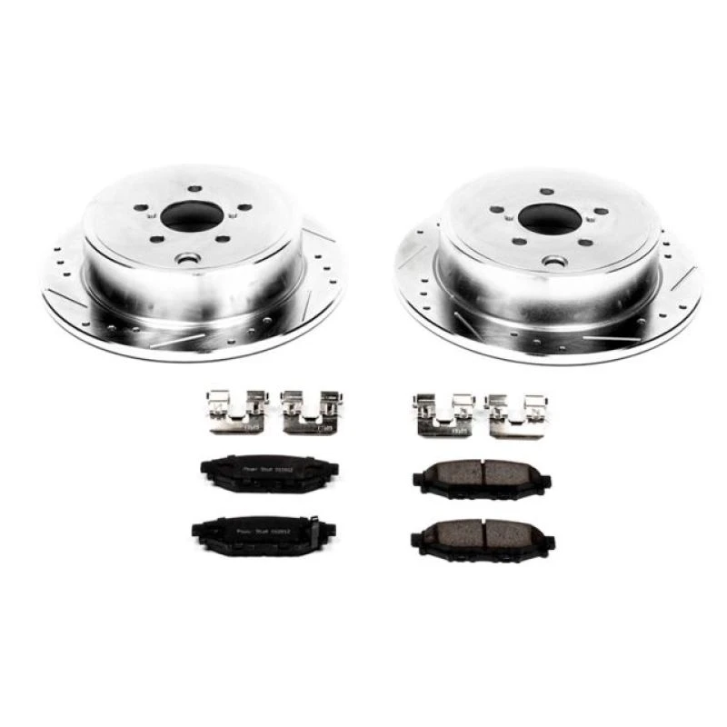 Power Stop Rear Z23 Evolution Sport Brake Kit for 13-16 Subaru BRZ