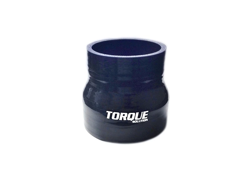 Torque Solution Transition Silikonverbinder 3 Zoll auf 3,5 Zoll Schwarz Universal