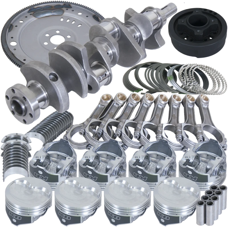 Eagle Ford 302 Serpentine 164 Tooth Flexplate Balanced Rotating Assembly 5.400in I-Beam +.060 Bore