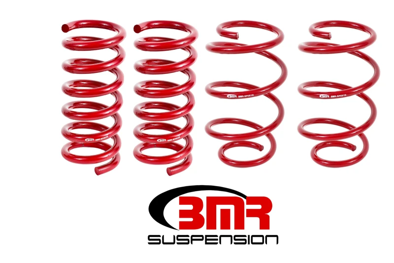 BMR 15-17 S550 Mustang Leistungs- Version Tieferlegungsfedern (Satz von 4) - Rot