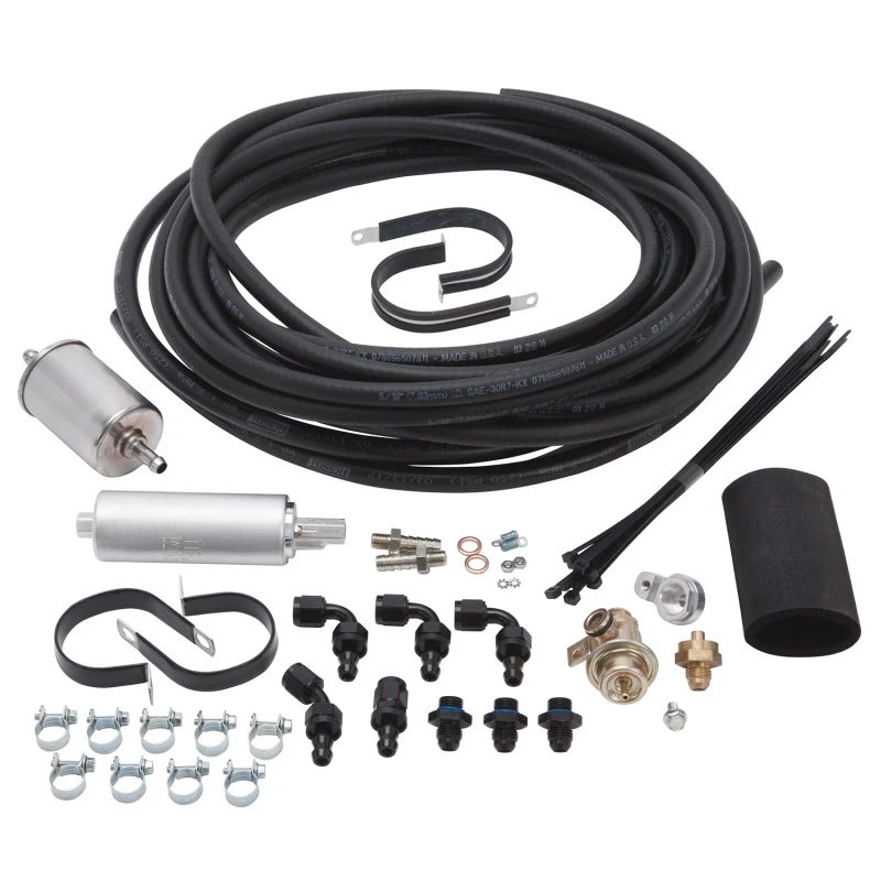 Edelbrock Kraftstoffsystem E-Street EFI Rücklaufart mit Schienenmontiertem Regler 43 PSI