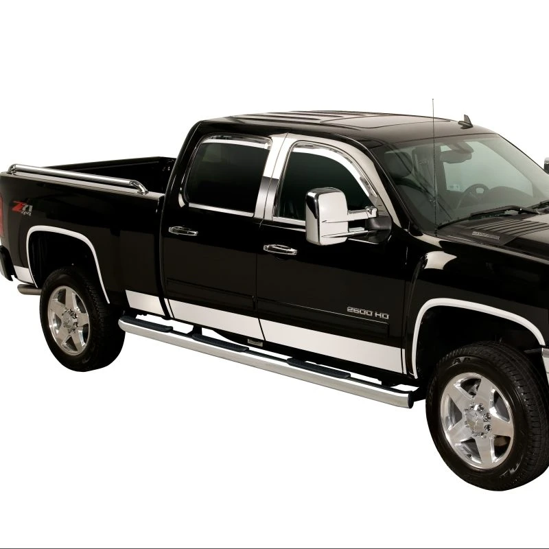 Chevrolet Silverado Crew Cab 6.5 Stand Box - 5.5in breit - 10-teiliges Pro SS Rocker Panels von Putco